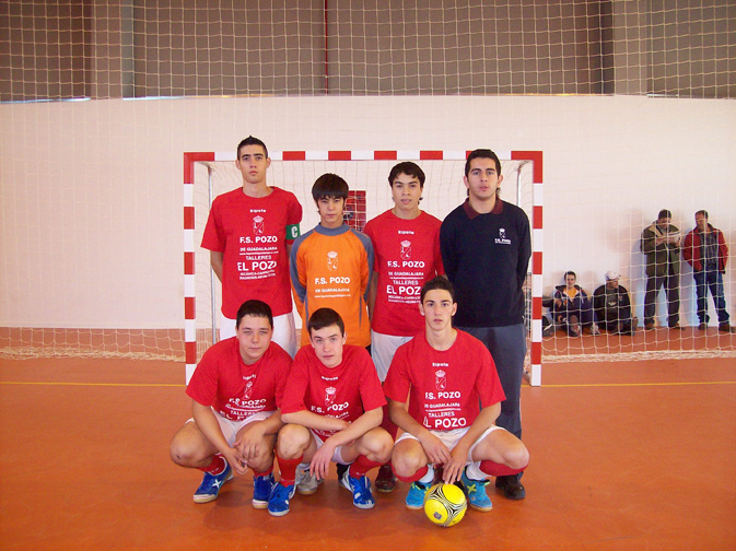 FS Pozo de Guadalajara juvenil Temporada 2007-2008, segunda jornada contra Alamín