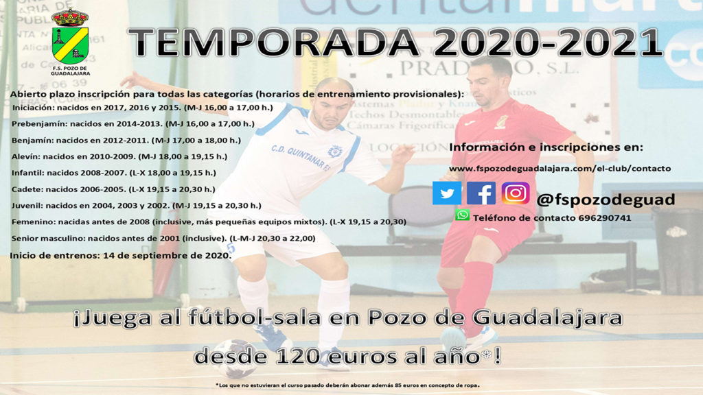 Cartel 2021 FS Pozo de Guadalajara