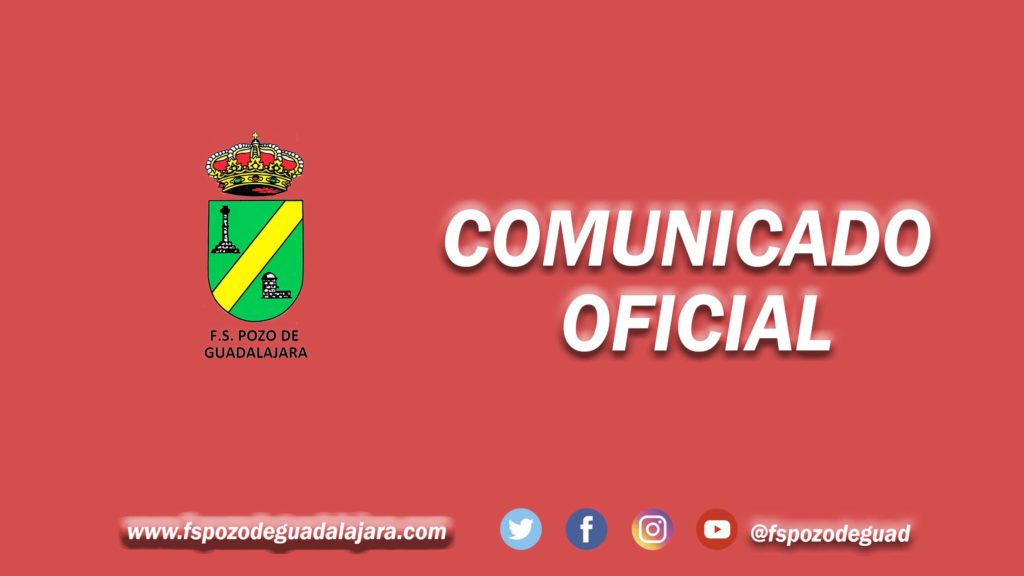 Comunicado Oficial FS Pozo de Guadalajara