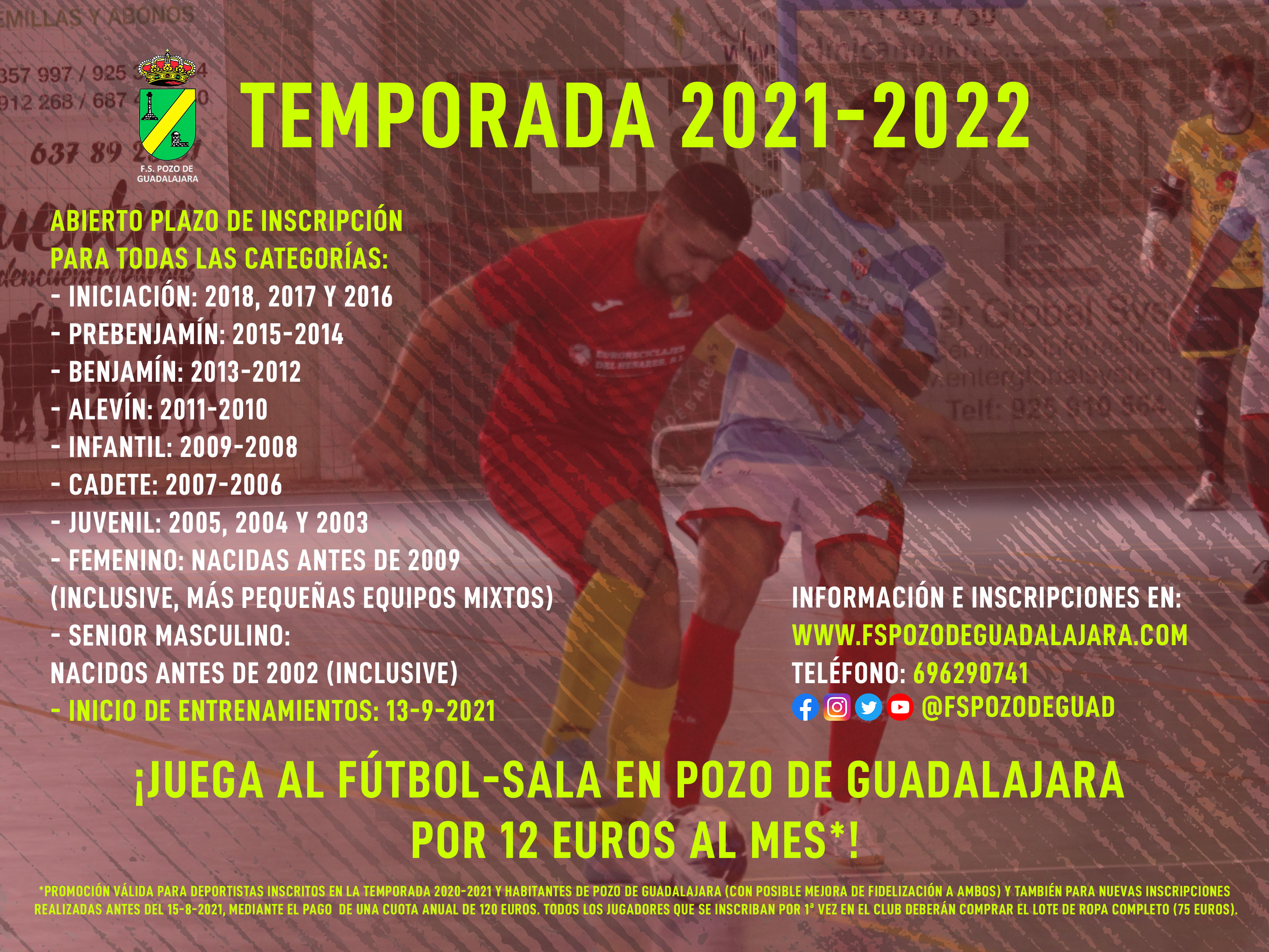 Cartel FS Pozo de Guadalajara 2021-2022