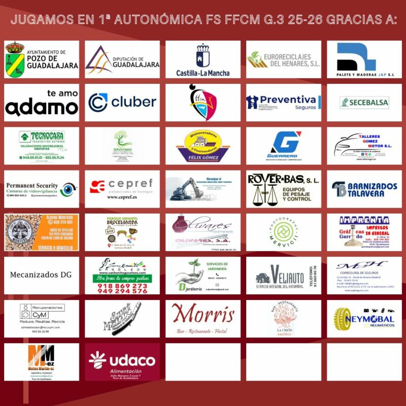 Image for the Tweet beginning: 5ª jornada 1ª autonómica FS