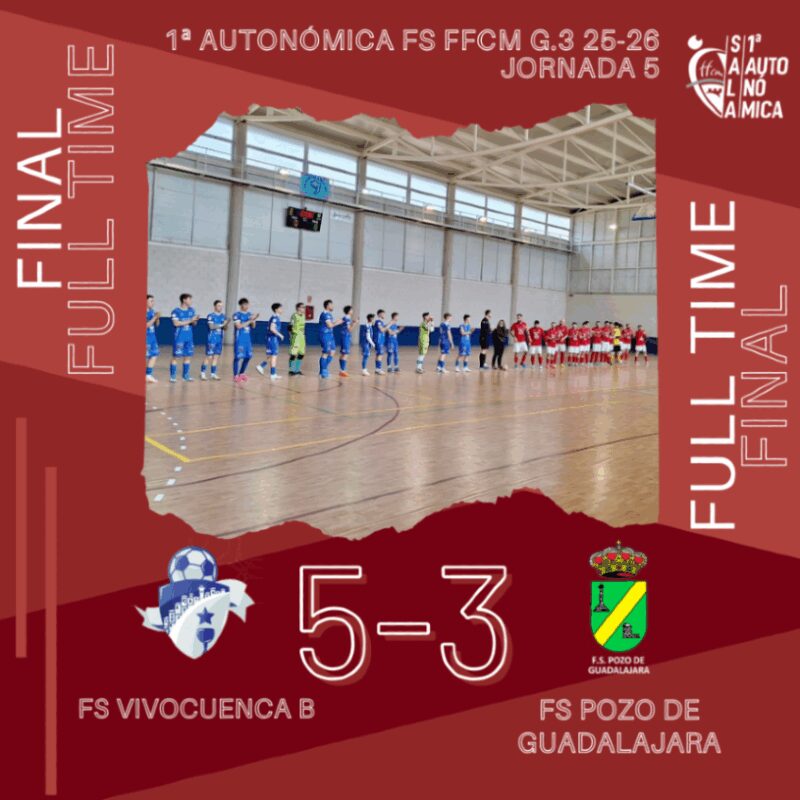 Image for the Tweet beginning: Resultado 5ª jornada 1ª autonómica