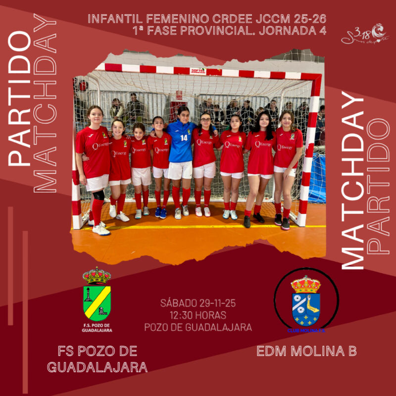 Image for the Tweet beginning: 4ª jornada. Infantil Femenino CRDEE