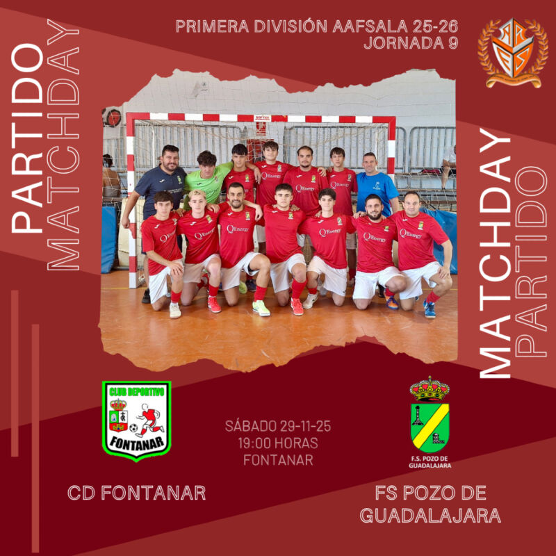 Image for the Tweet beginning: 9ª jornada Primera división senior