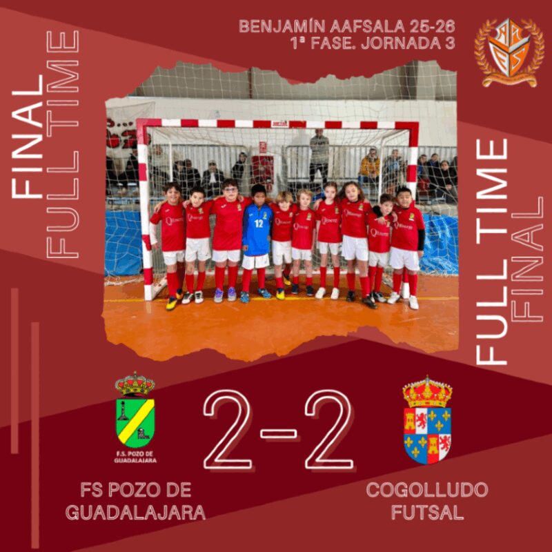 Image for the Tweet beginning: Resultado 3ª jornada. Liga Benjamín