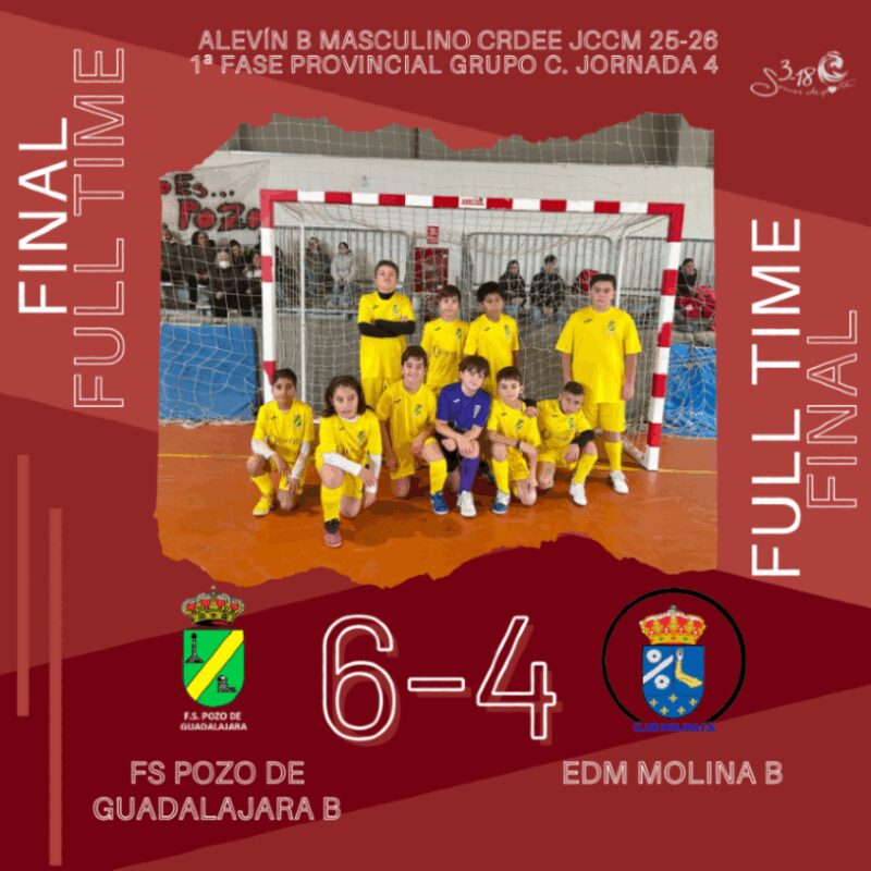 Image for the Tweet beginning: Resultado 4ª jornada. Alevín Masculino