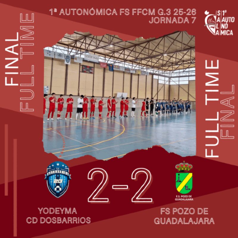 Image for the Tweet beginning: Resultado 7ª jornada 1ª autonómica