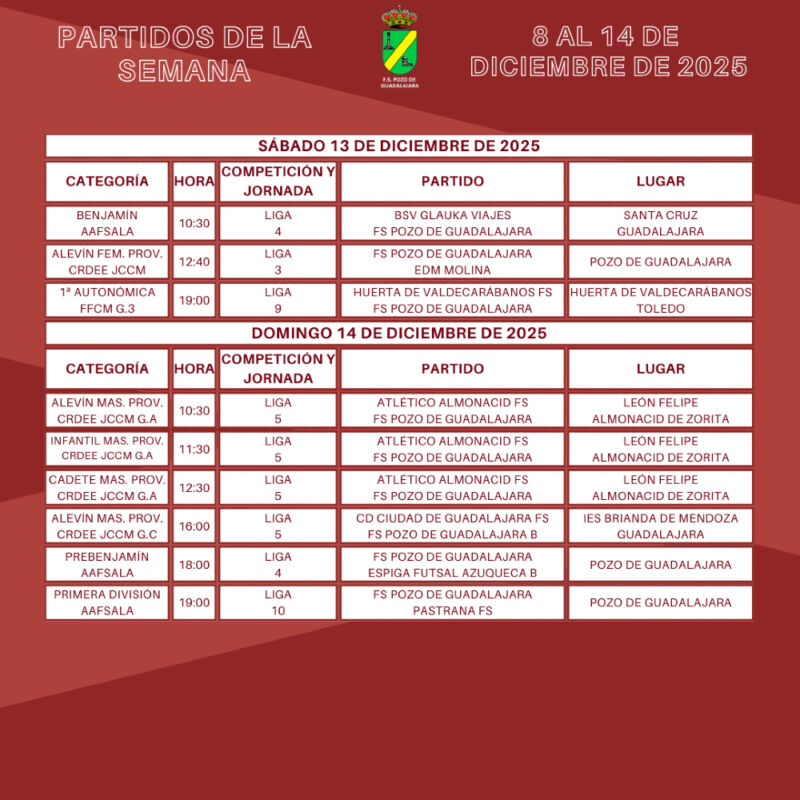 Image for the Tweet beginning: Agenda del fin de semana: